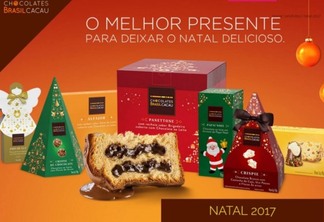 Chocolates Brasil Cacau promove ação de Natal com celebridades