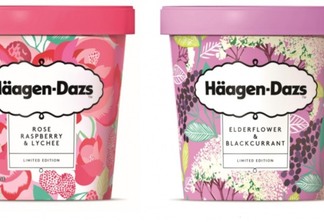 Häagen-Dazs lança sabores inéditos de flores e frutas em edição limitada