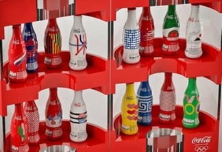 Embalagens de Coca-Cola entram no clima olímpico