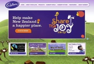 Cadbury compartilha a alegria na Nova Zelândia