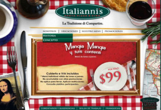Italianni's comemora Dia da Massa com menu promocional