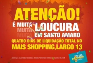 Mais Shopping Largo 13 lança "Mais Loucura"