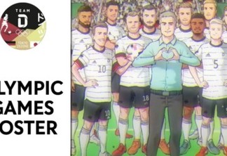 Seleção alemã vira anime para anunciar equipe dos Jogos Olímpicos
