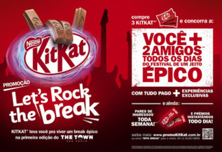 Batux assina ação promocional de KitKat para o The Town