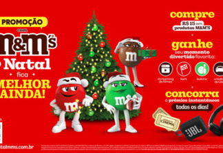 M&M’S comemora o Natal com nova edição limitada presenteável e promoção