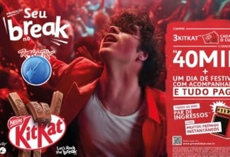 Promoção da KITKAT para o Rock in Rio