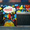 Grafitte inspirado na Coca-Cola em Buenos Aires, na Argentina