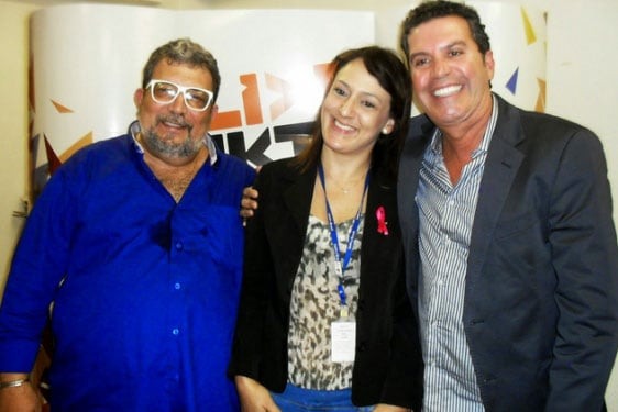 Tony Coelho, Lívia Valença e Milton Santana.