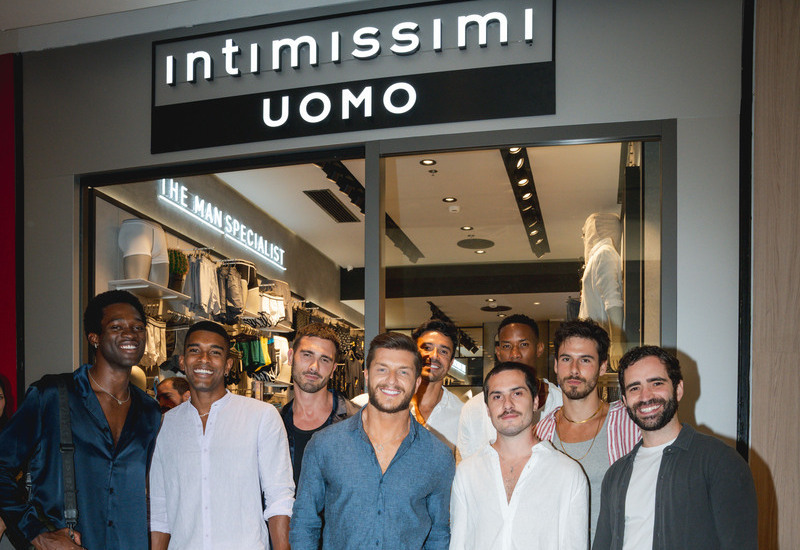 Intimissimi Uomo inaugurou primeira loja no Brasil com evento no Shopping  Morumbi