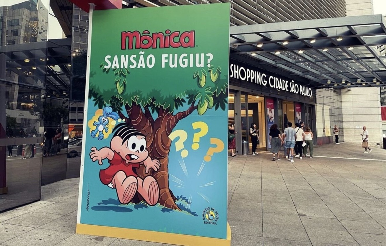 O Shopping Cidade São Paulo, recebe entre os dias 7 de maio e 4 de junho uma campanha com o Mc Donald´s para contação de histórias da Turma da Mônica.