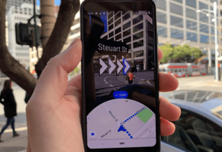 Google Maps cria navegação com realidade aumentada